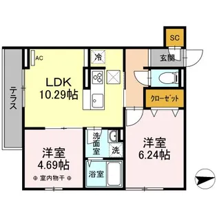 エクセルⅢ【3階】の間取り