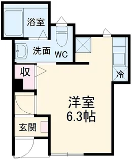 オーシャンレジデンシア【1階】の間取り