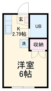コーポ田沼【1階】の間取り