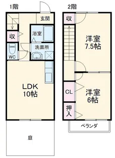 Brancheかかみ野【1階】の間取り