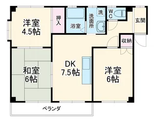 アムール1995【2階】の間取り