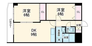 ラ・ルネータ【1階】の間取り