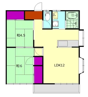 コーポ西湘【2階】の間取り