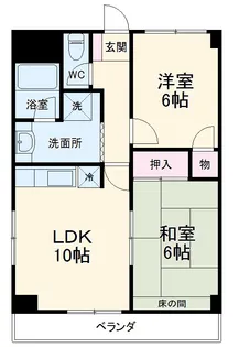 エミネンスヒバリ【403号室】の間取り