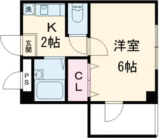 k‘s【2階】の間取り