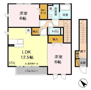 ロハスタウン I【2階】の間取り