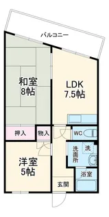 ロイヤルハイツ木村2号館【2階】の間取り