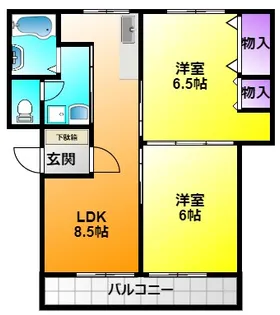 マンション司【102号室】の間取り