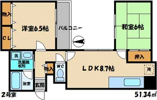 新橋ハーバー【4階】の間取り