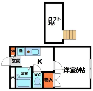ぺパオ【1階】の間取り