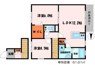 ティアラ Ⅰ【2階】の間取り