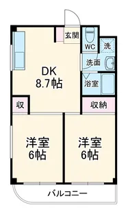 マンションアフルエンス【3階】の間取り