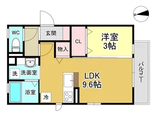 NEO大東【2階】の間取り