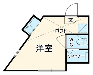 ユナイト金沢八景ハイゼンベルグ【101号室】の間取り