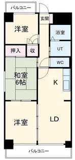 リバティビルディング【3階】の間取り
