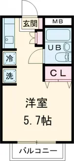 ガーデンハイム【1階】の間取り