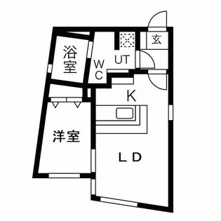 LeGioieささしまライブ駅3【4階】の間取り