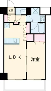 メインステージ北千住Ⅶ【12階】の間取り
