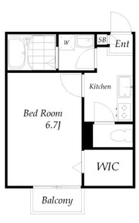 ハイツ浦郷2【205号室】の間取り