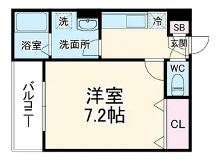 ジーメゾン薬園台【3階】の間取り