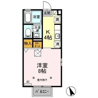 Sスクエア Ⅱ【1階】の間取り