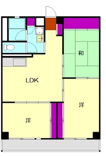 コーポ落合【3階】の間取り