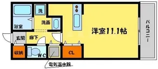 ペアムールA棟【2階】の間取り