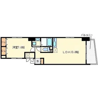 アルデール ヒル 内久宝寺【9階】の間取り