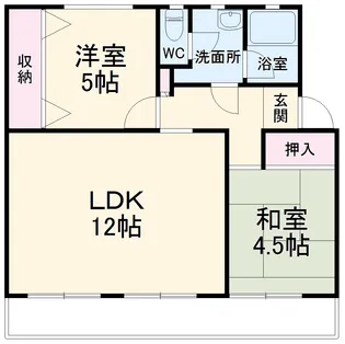 ハビタブル森本【A303号室】の間取り