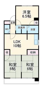 ウィングコート平針(旧第二鈴香ハイツ)【5階】の間取り