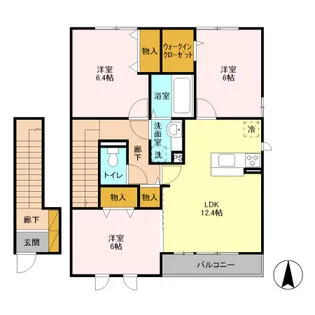 エル・ファロ A【2階】の間取り