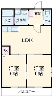 クレセール・カマタ【2階】の間取り