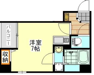 コネクトパークヒルズ本千葉町【202号室】の間取り