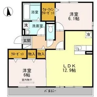 コリーナ・ベルデ有松 Ⅰ【2階】の間取り