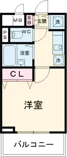 メインステージときわ台Ⅱ【510号室】の間取り