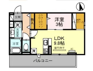 マルベリー瓜生Ⅱ【2階】の間取り