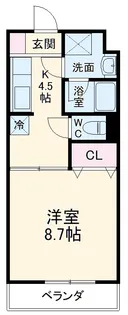 ルミナリエ129【206号室】の間取り