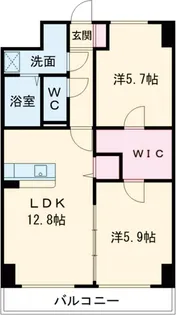 アグレアーブル【5階】の間取り