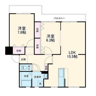 佐鳴台ハイツ【105号室】の間取り
