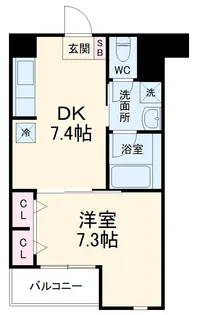 TREESⅡ【3階】の間取り