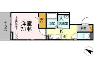 ミーツⅢ【2階】の間取り