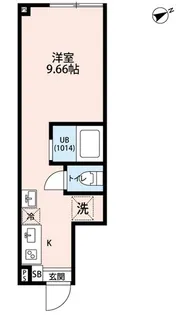 エクセラン吉祥寺【1階】の間取り
