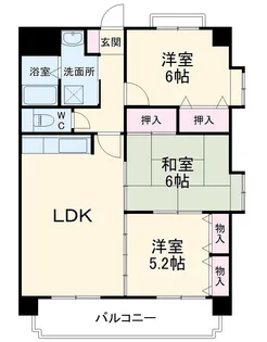ファインパレス徳重【201号室】の間取り