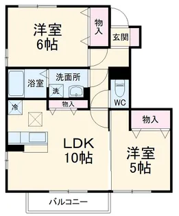 ハイブリッジⅠ【1階】の間取り