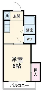コーポラス藤【1階】の間取り