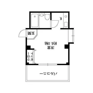 オオツコート【3階】の間取り
