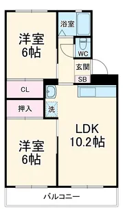 マンション大丸【305号室】の間取り