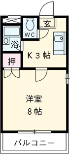 エスポワールⅠ【301号室】の間取り