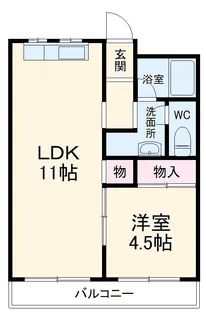 エクセル・イトウ【2階】の間取り
