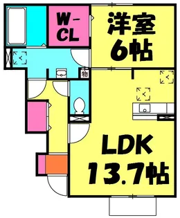 パステロ【1階】の間取り